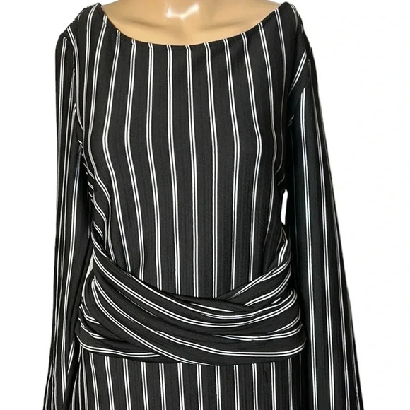 Dynamite front twisted knot black & white striped dress L,
Career,event,office - Picture 3 of 13